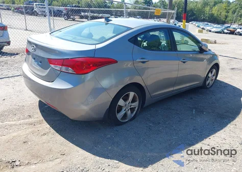 2012 Hyundai Elantra Gls (Ulsan Plant) из США, поврежденный, VIN KMHDH4AE2CU380379